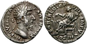 Lucius Verus (161-169) - Denarius (3,30 g), ... 