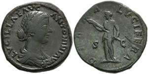 Lucilla (163-169/181) - Sestertius (25,14 ... 
