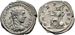 Elagabalus (218-222) - AR-Antoninianus (4,69 ... 
