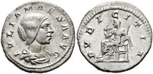 Iulia Maesa (218-224) - Denarius (3,01 g), ... 