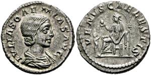 Iulia Soaemias (218-222) - Denarius (2,82 ... 