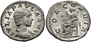 Iulia Paula (219-220) - Denarius (2,23 g), ... 