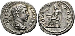 Severus Alexander (222-235) - Denarius (3,26 ... 