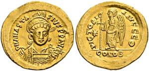 Anastasius I. (491-518) - Solidus (4,36 g), ... 