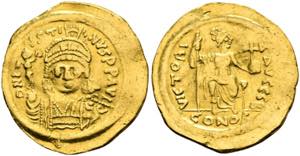 Iustinus II. (565-578) - Solidus (4,32 g), ... 
