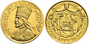 Haile Selassie I. 1941-1974 - Goldmedaille ... 