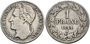 Leopold I. 1831-1865 - Franc 1844 kl. ... 