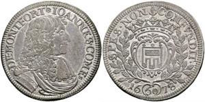 Johann VIII. 1662-1686 - 2/3 Taler 1678 ... 