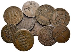 1661-1790 - Lot 10 Stück; 6 Pfennig 1762; 4 ... 