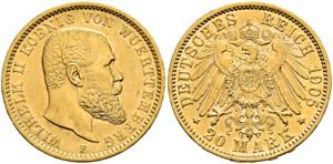 Wilhelm II. 1891-1918 - 20 Mark (7,95g) 1905 ... 