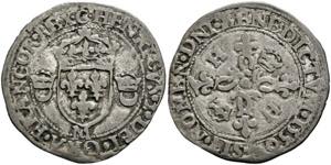 Heinrich II.1547-1559 - Douzain aux ... 