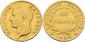 Napoleon I. 1804-1815 - 40 Francs 1806 A  ... 
