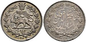 Nasir al-Din Shah 1848-1896 - 1000 Dinars ... 