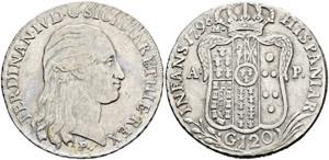 Ferdinand IV. 1759-1799 - Piastra (120 ... 
