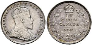 Edward VII. 1901-1910 - 10 Cents 1903 ... 