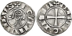 Boemund III. 1149-1163 - Denar o. J. leichte ... 