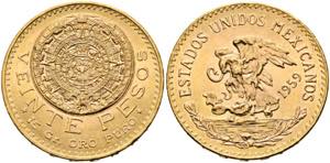 MEXIKO - 20 Peso (16,64g) 1959 (900f). ... 