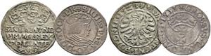 Sigismund I. 1506-1548 - Lot 2 Stück; ... 