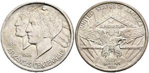 U S A - 1/2 Dollar 1936 Arkansas  KM 99 vzgl.