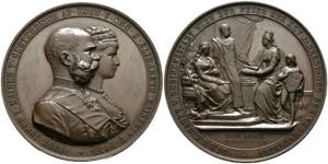 Franz Joseph 1848-1916 - AE-Medaille (50mm) ... 