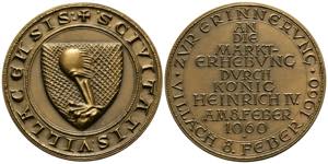 Villach - Lot 2 Stück; a) AE-Medaille 1960 ... 