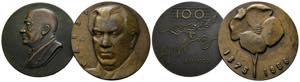 MUSIK - Lot 5 Stück; AE-Medaillen 1973 auf ... 