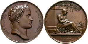 Napoleon I. 1804-1815 - AE-Medaille 1810 von ... 
