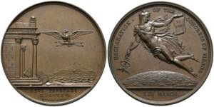 Georg III. 1760-1820 - AE-Medaille (41mm) ... 