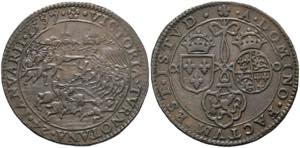 Dordrecht - AE-Rechenpfennig (29mm) 1597 auf ... 