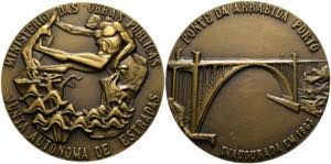 PORTUGAL - AE-Medaille (360,88g), (90mm) ... 