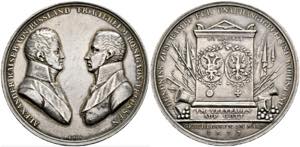 Alexander I. 1801-1825 - AR-Medaille 1813 ... 