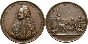 Genf - AE-Medaille (54mm) 1734 von Dassier. ... 