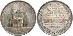 Prag - Erzbistum - AR-Medaille 1829 von F. ... 