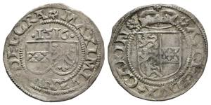 Maximilian I. 1493-1519 - Lot 6 Stück; 1/2 ... 
