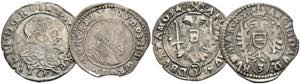 Rudolf II. 1576-1612 - Lot 2 Stück; 3 ... 