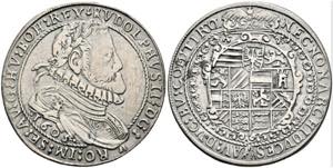 Rudolf II. 1576-1612 - 1/4 Taler 1605 Hall ... 