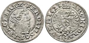 Ferdinand II. 1619-1637 - Kipper - 3 Kreuzer ... 