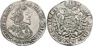Ferdinand III. 1637-1657 - 1/2 Taler 1655 KB ... 