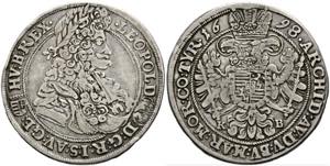 Leopold I. 1657-1705 - 1/2 Taler 1698 KB ... 