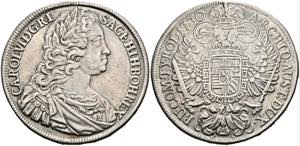 Karl VI. 1711-1740 - Taler 1730 Prag Mm. ... 