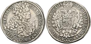 Karl VI. 1711-1740 - 1/2 Taler 1715 ... 