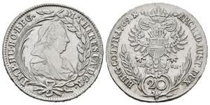 Maria Theresia 1740-1780 - Lot 4 Stück; 20 ... 