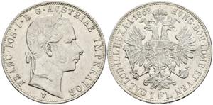 Franz Joseph 1848-1916 - Gulden 1862 V ... 