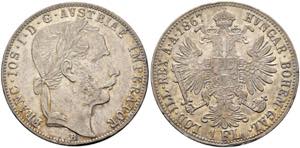 Franz Joseph 1848-1916 - Gulden 1867 B ... 