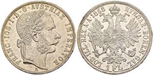 Franz Joseph 1848-1916 - Gulden 1868 A Wien ... 