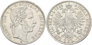 Franz Joseph 1848-1916 - Gulden 1869 A Wien ... 