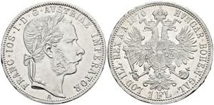 Franz Joseph 1848-1916 - Gulden 1870 A Wien ... 
