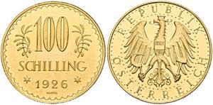 1. Republik 1918-1938 - 100 Schilling 1926   ... 