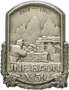 Infantrie - Regimenter IR59: INF.BAON X./59. ... 
