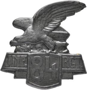 Infantrie - Regimenter IR84: INF. 84 RGT. ... 